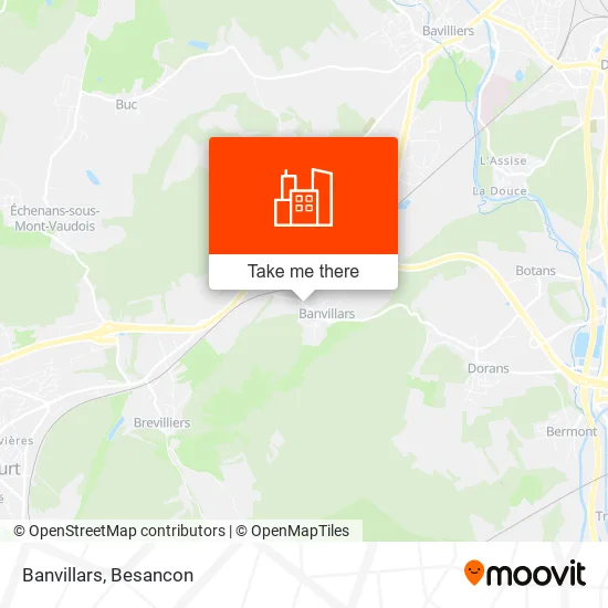 Banvillars map