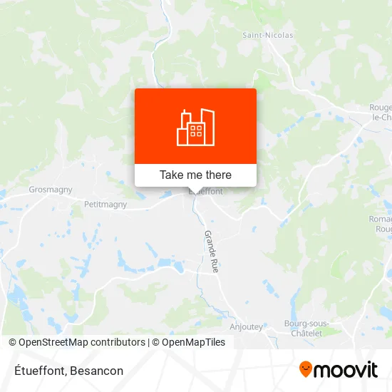 Étueffont map