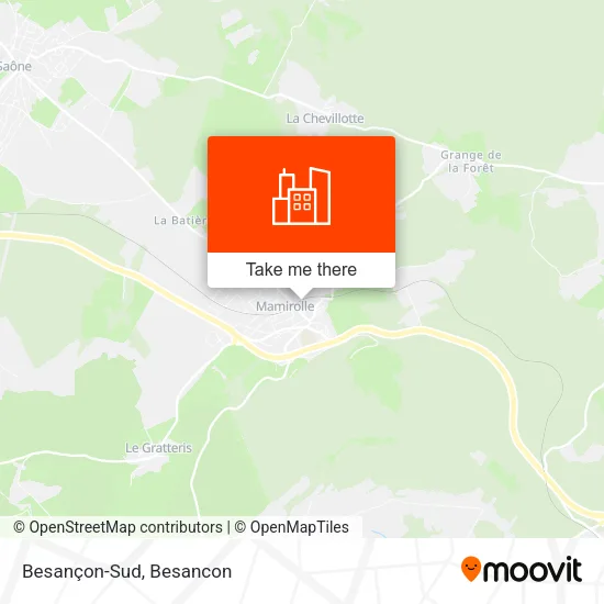 Besançon-Sud map