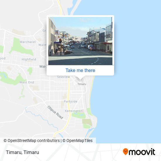 Timaru map