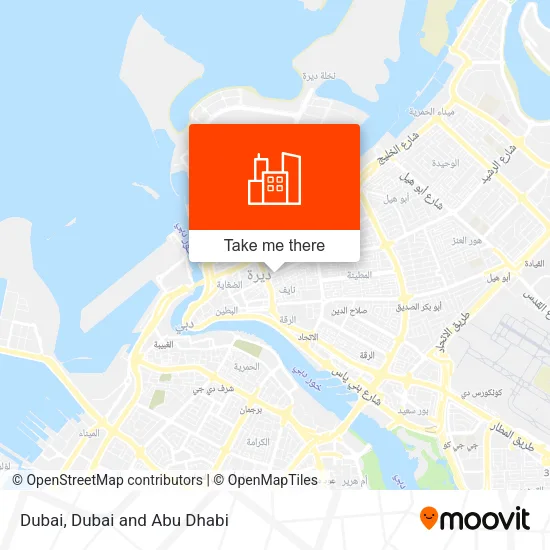 Dubai map