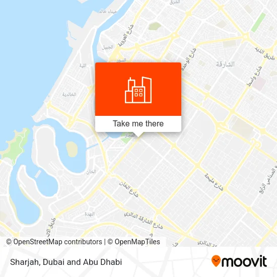 Sharjah map