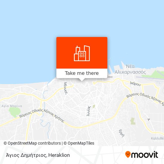 Άγιος Δημήτριος map