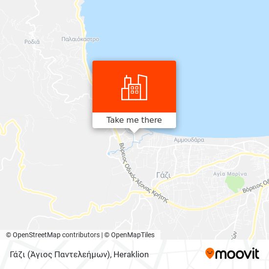 Γάζι (Άγιος Παντελεήμων) map