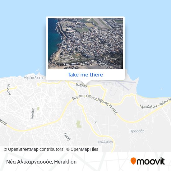 Νέα Αλικαρνασσός map