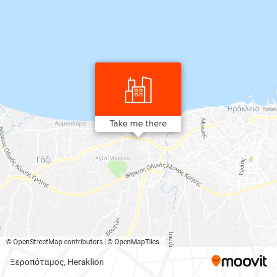 Ξεροπόταμος map