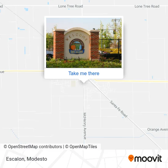 Escalon map