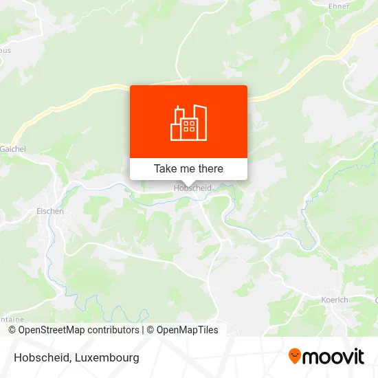 Hobscheid map