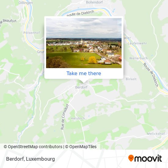 Berdorf map