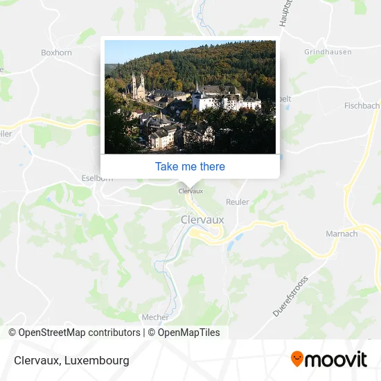 Clervaux map