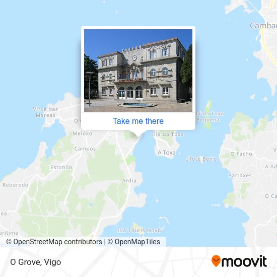 O Grove map