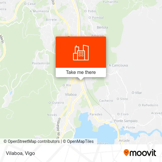 Vilaboa map