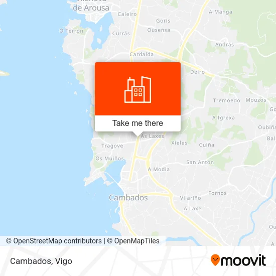 Cambados map