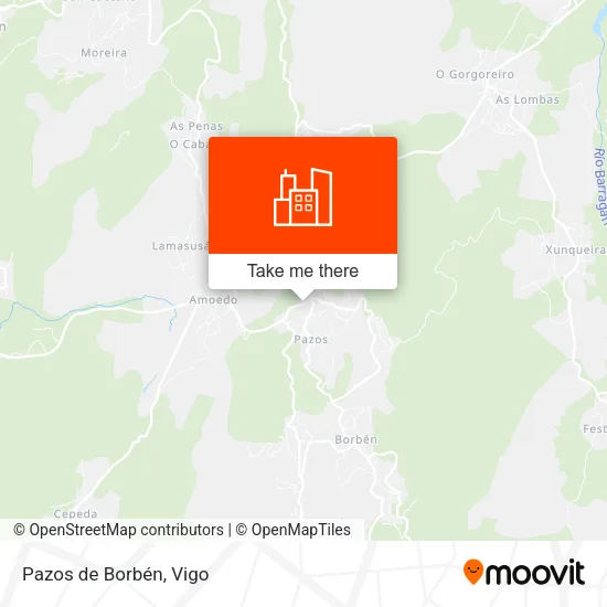 Pazos de Borbén map