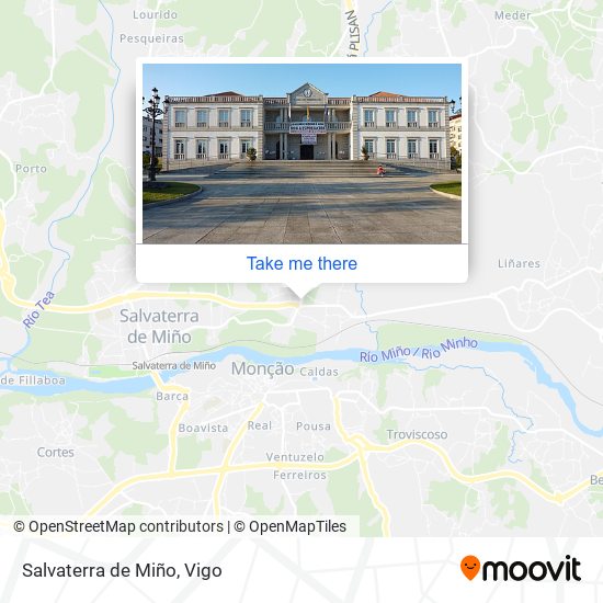 Salvaterra de Miño map