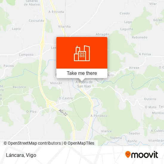 Láncara map