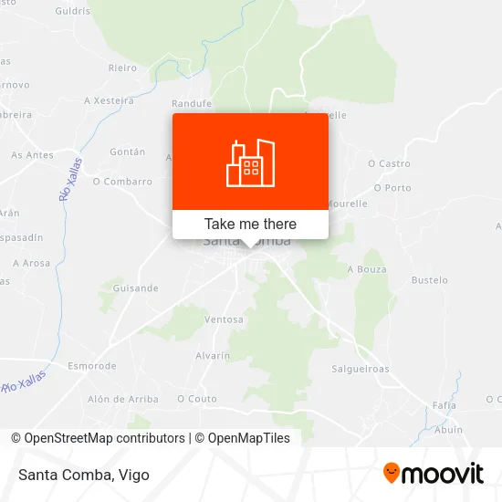 Santa Comba map