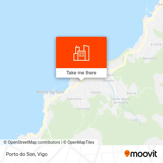Porto do Son map