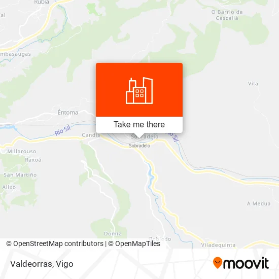 Valdeorras map