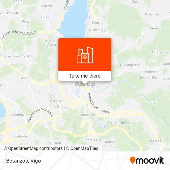 Betanzos map