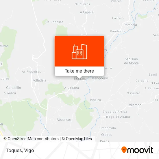 Toques map