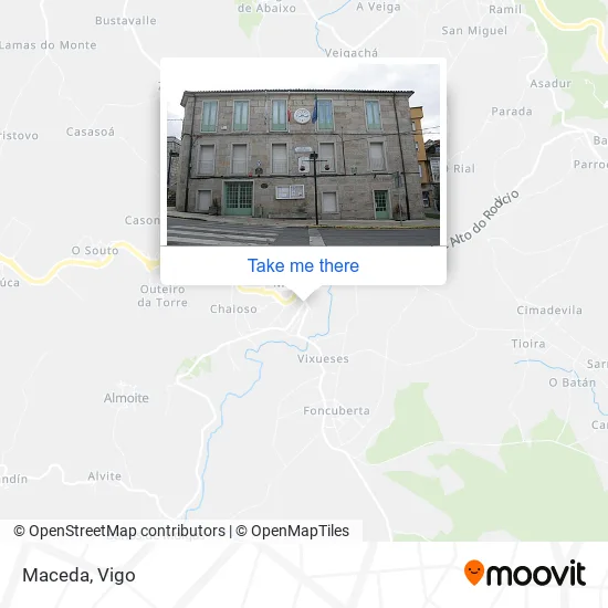 Maceda map