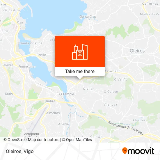 Oleiros map