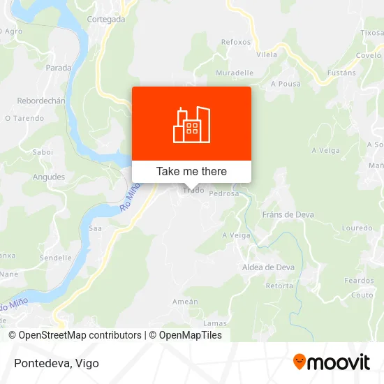 Pontedeva map