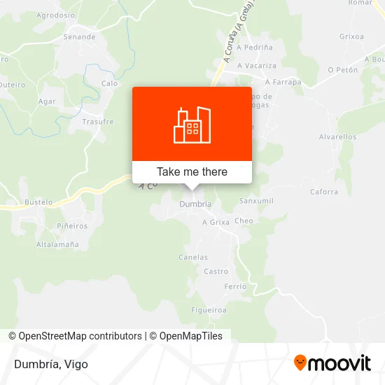 Dumbría map