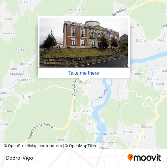 Dodro map