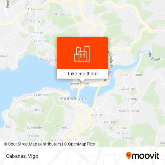 Cabanas map