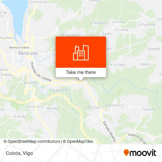 Coirós map