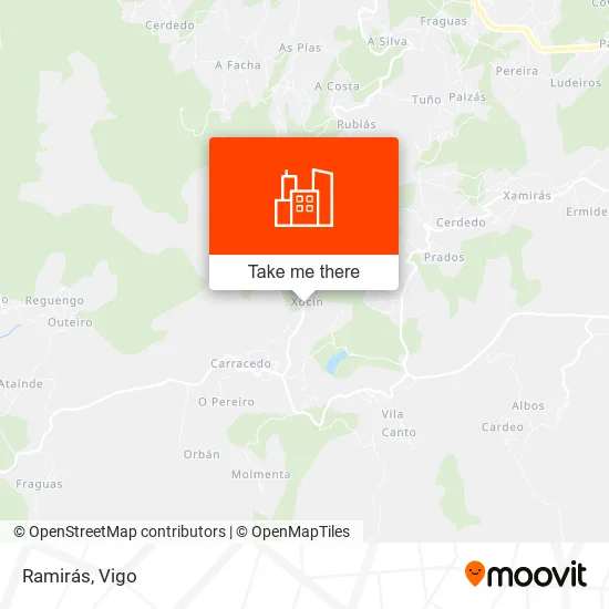 Ramirás map