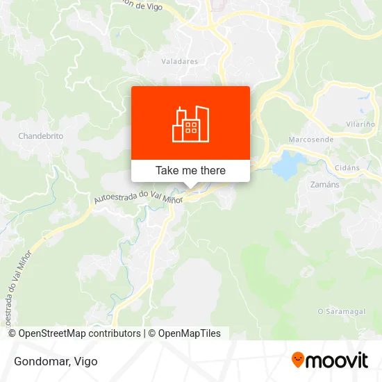 Gondomar map