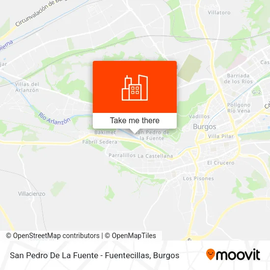 San Pedro De La Fuente - Fuentecillas map