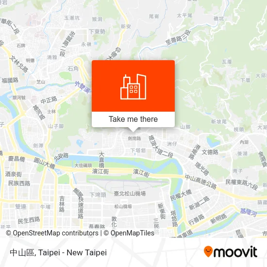 中山區 map