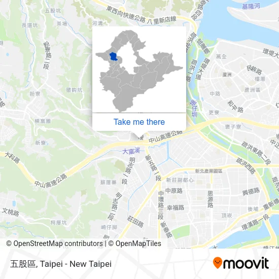 五股區 map