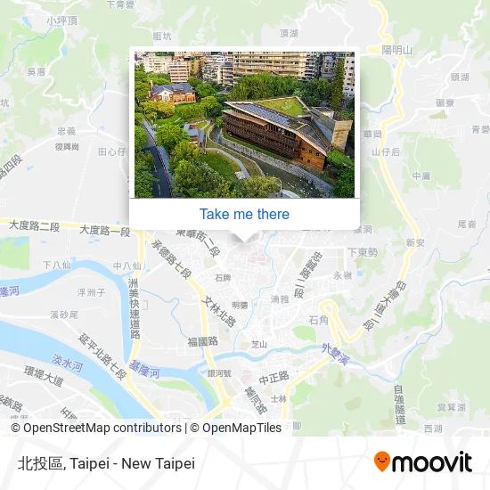 北投區 map