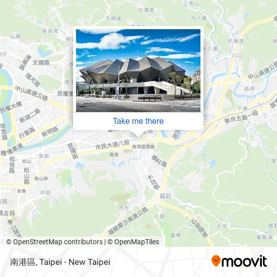 南港區 map