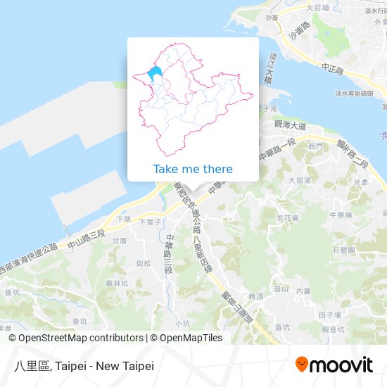 八里區地圖