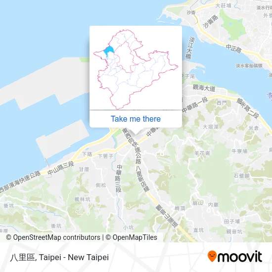 八里區 map