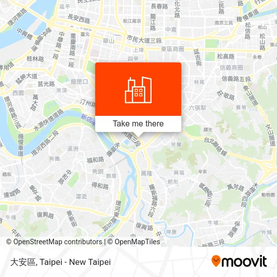 大安區 map