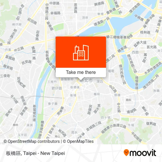 板橋區 map