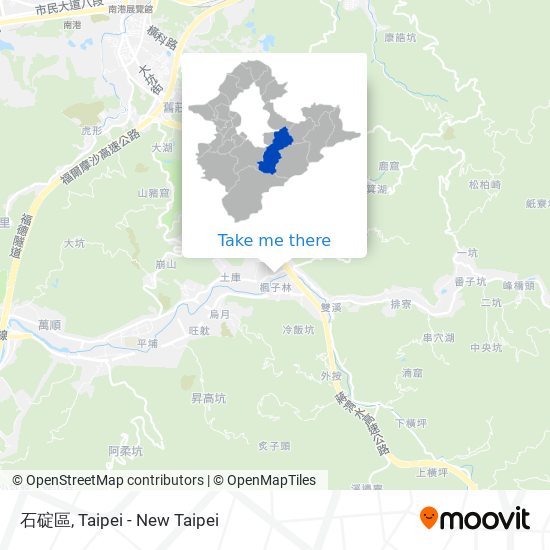 石碇區 map