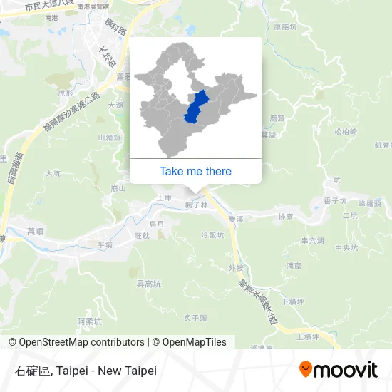 石碇區 map