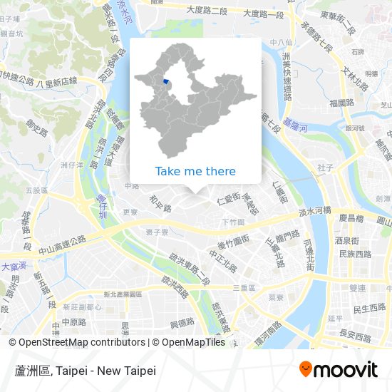 蘆洲區 map