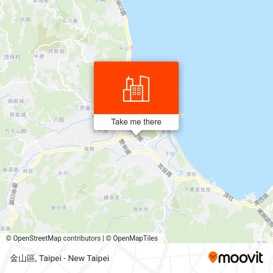 金山區 map
