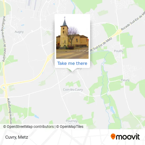 Cuvry map