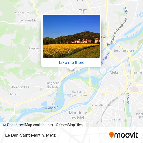 Le Ban-Saint-Martin map