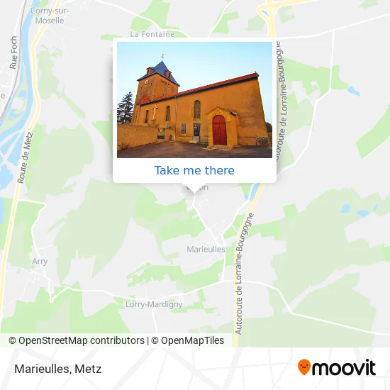 Marieulles map